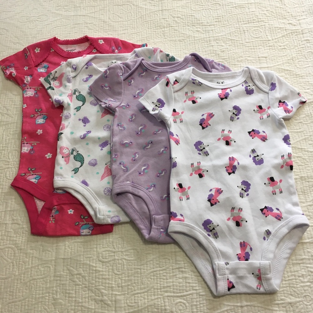6m (5/$20) 4-Pack Onesie/Bodysuits by Rococo & Onesies